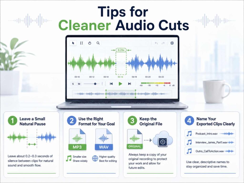 Tips for Cleaner Audio Cuts